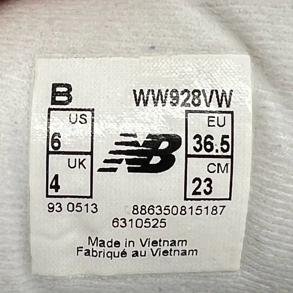 New Balance 928 Women's Hook and Loop White Leather Walking Comfort Shoe 6 - Picture 12 of 12